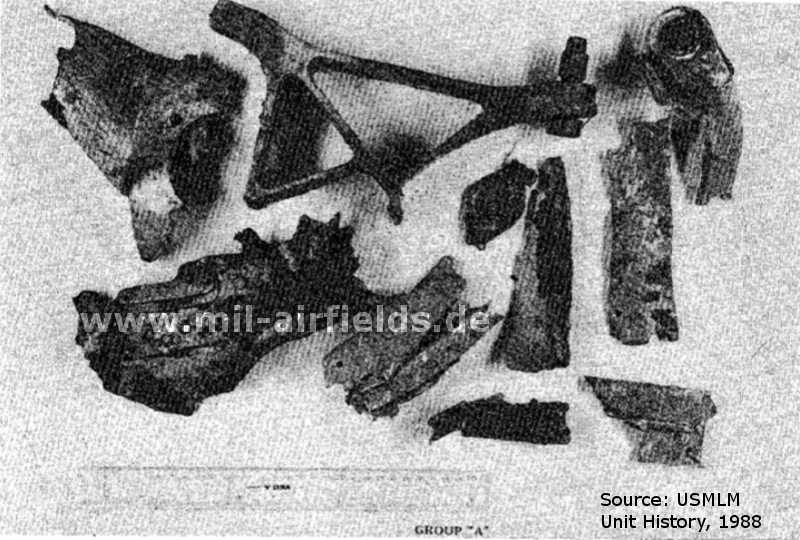 Pieces of Wreckage  from a Neuruppin Soviet Su-17 FITTER