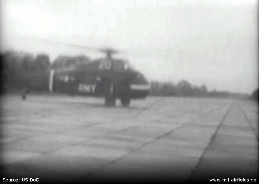 Hubschrauber H-34 at the Soldiers Field, Nuremberg Germany