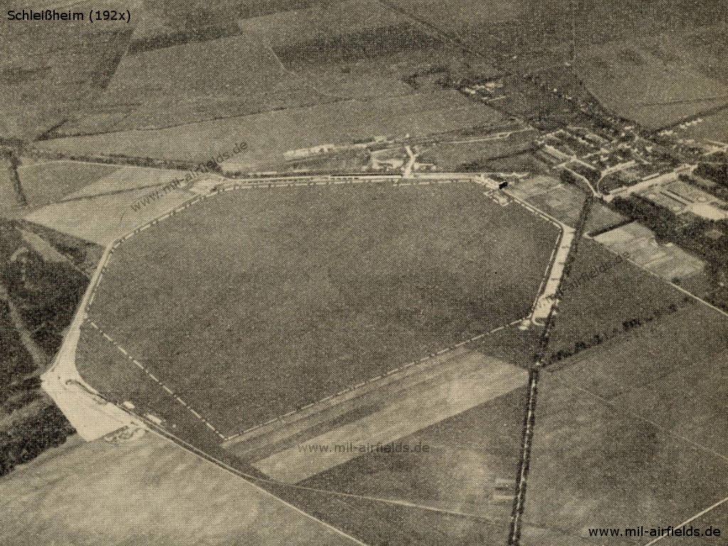 Aerial picture of Schleißheim airfield, ca. 1926
