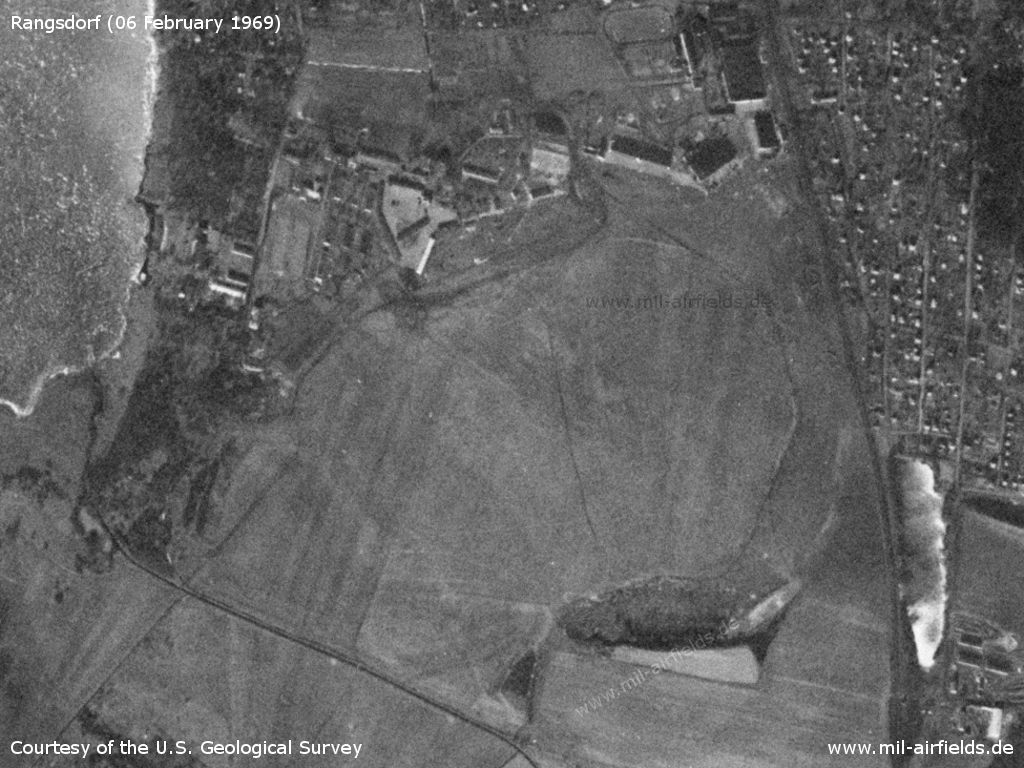 Satellite image 1969, Rangsdorf airfield, Germany