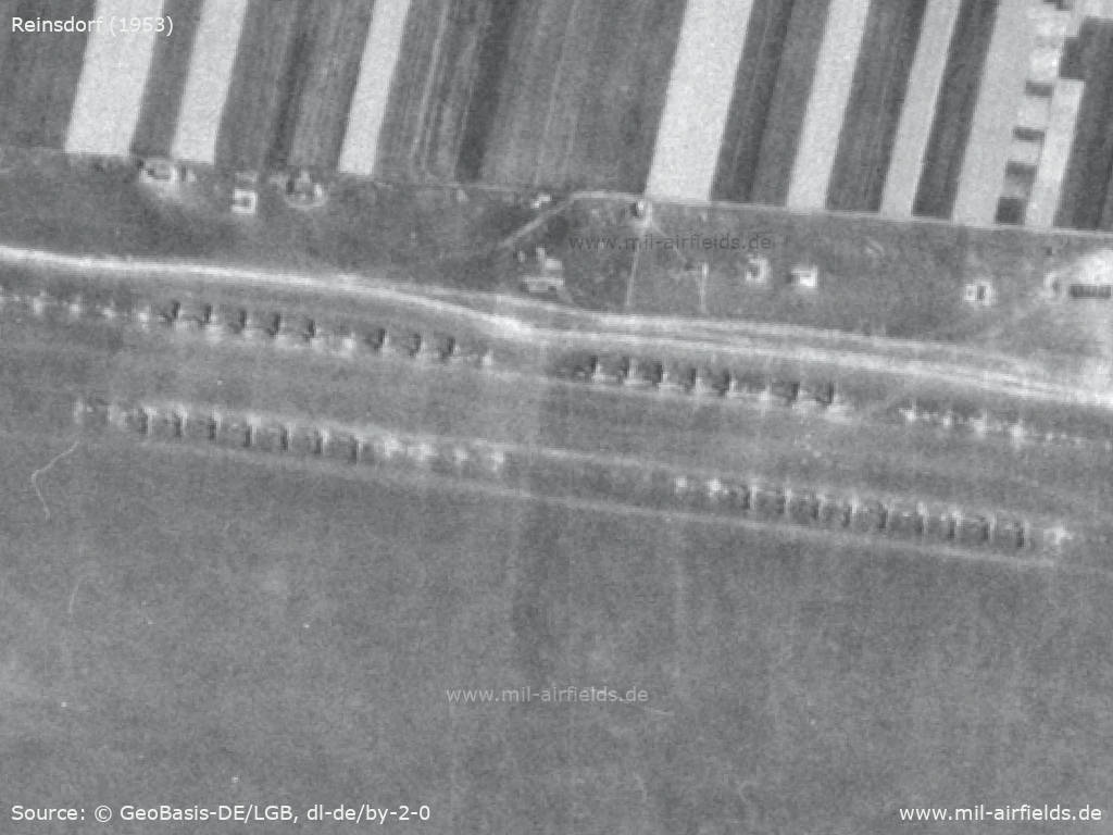 31 sowjetische Flugzeuge 1953 in Reinsdorf