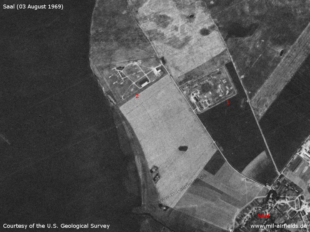 East German military radar site at Saal in 1969