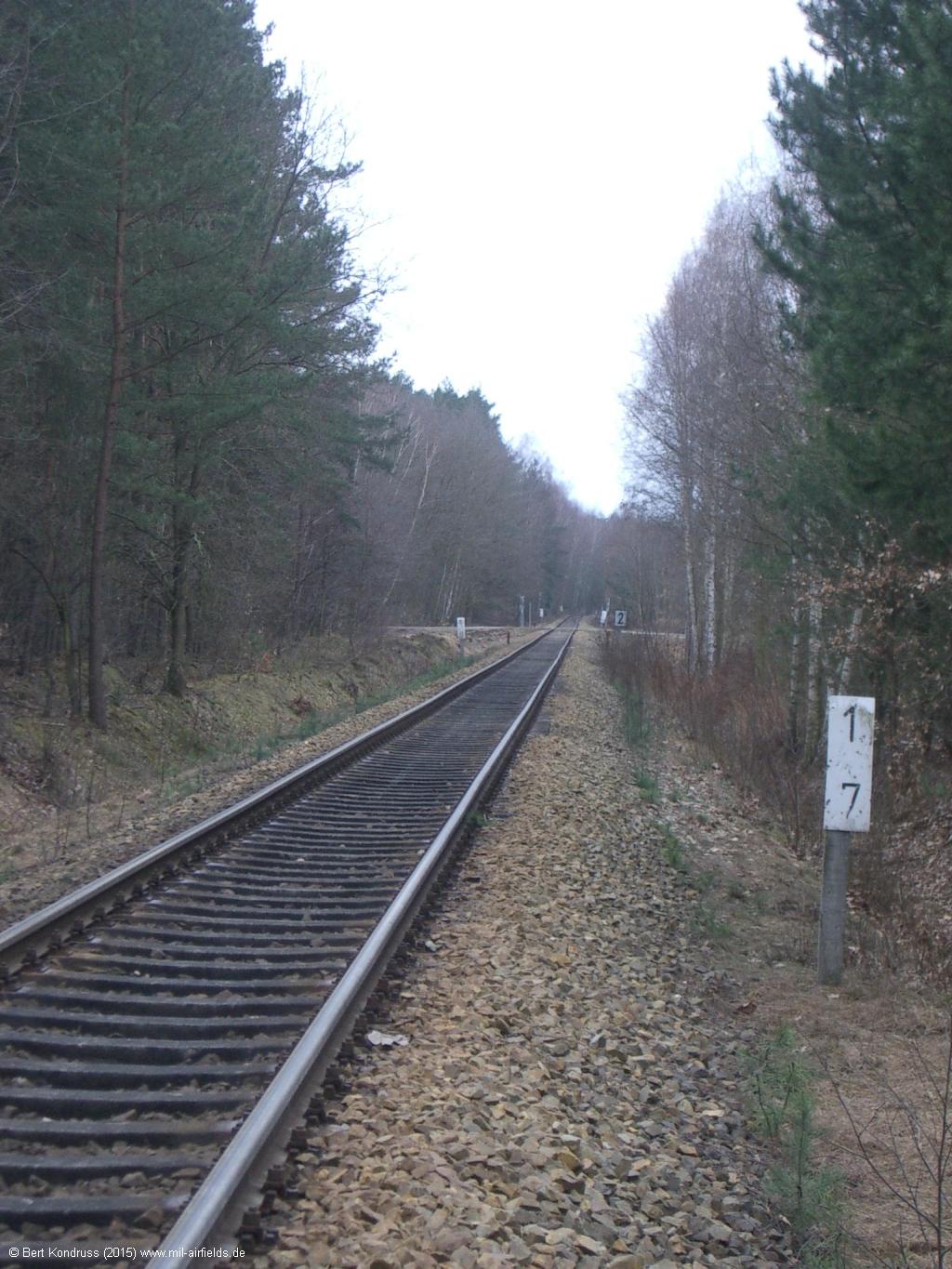 Railway line to Schoenefeld airfield