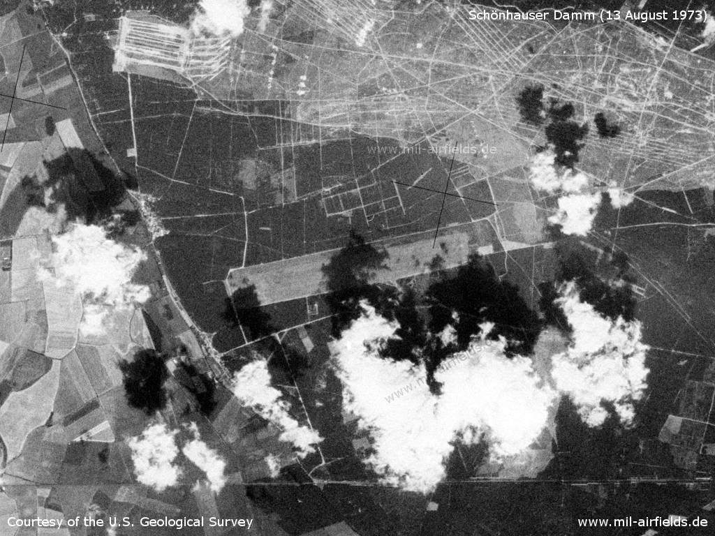 Klietz Training Area, East Germany, on a US satellite image 1973