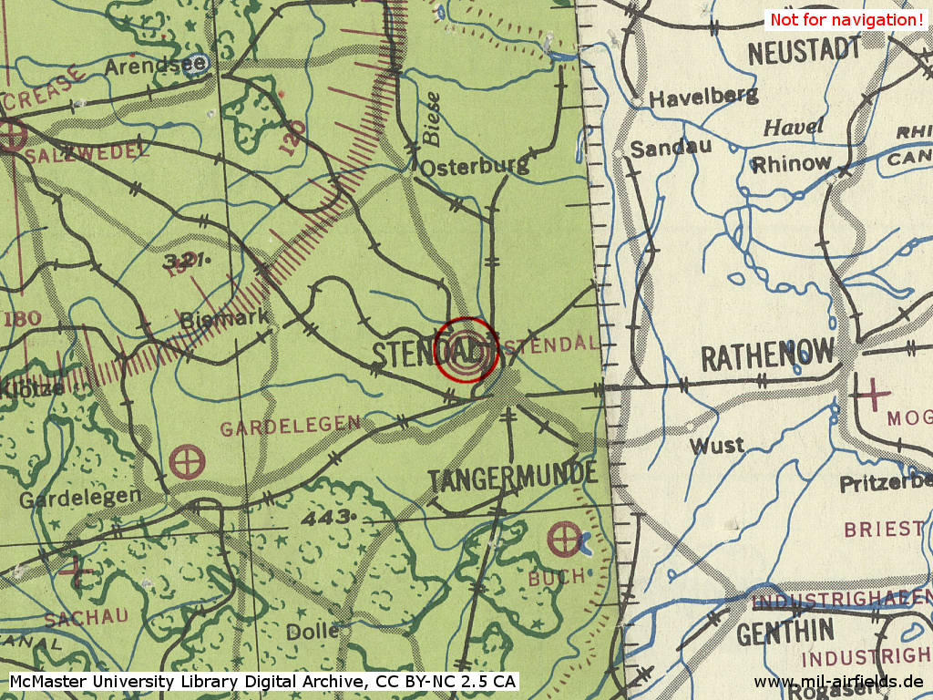 Stendal Borstel Air Base in World War II 194x