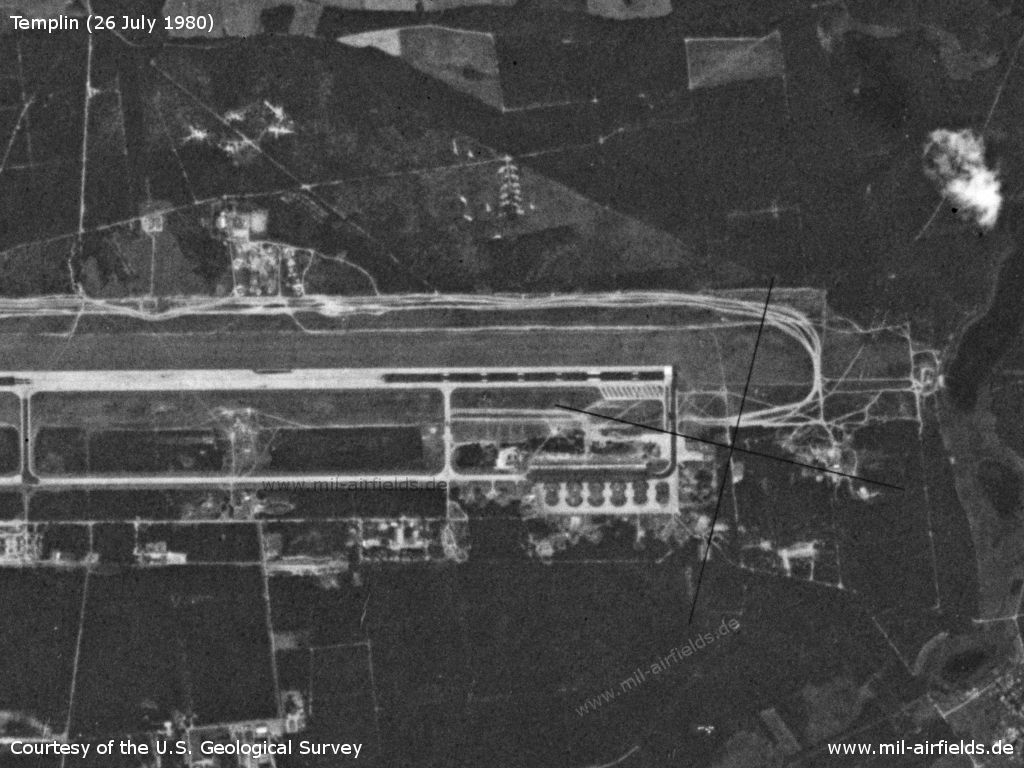 Eastern part of the airfield