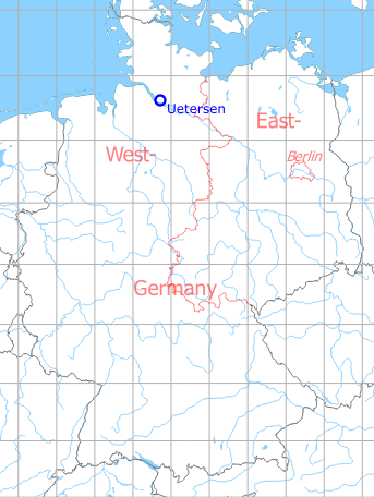 Karte mit Lage Flugplatz Uetersen