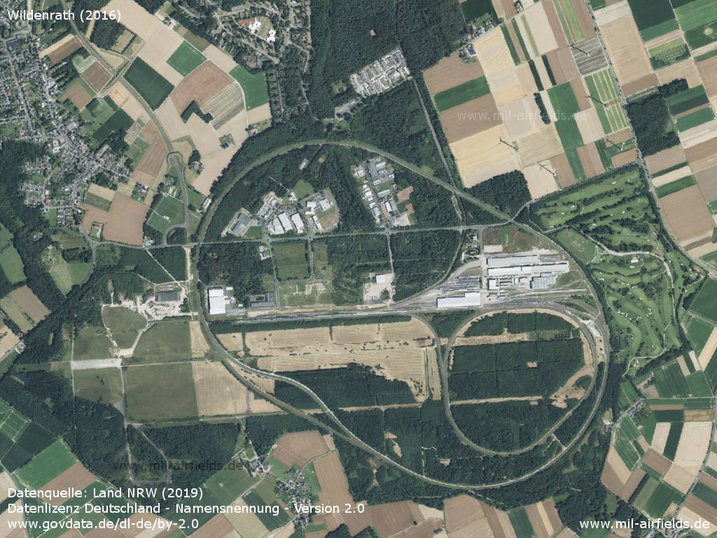 Aerial image of the Test and validation center, Wegberg-Wildenrath, Germany