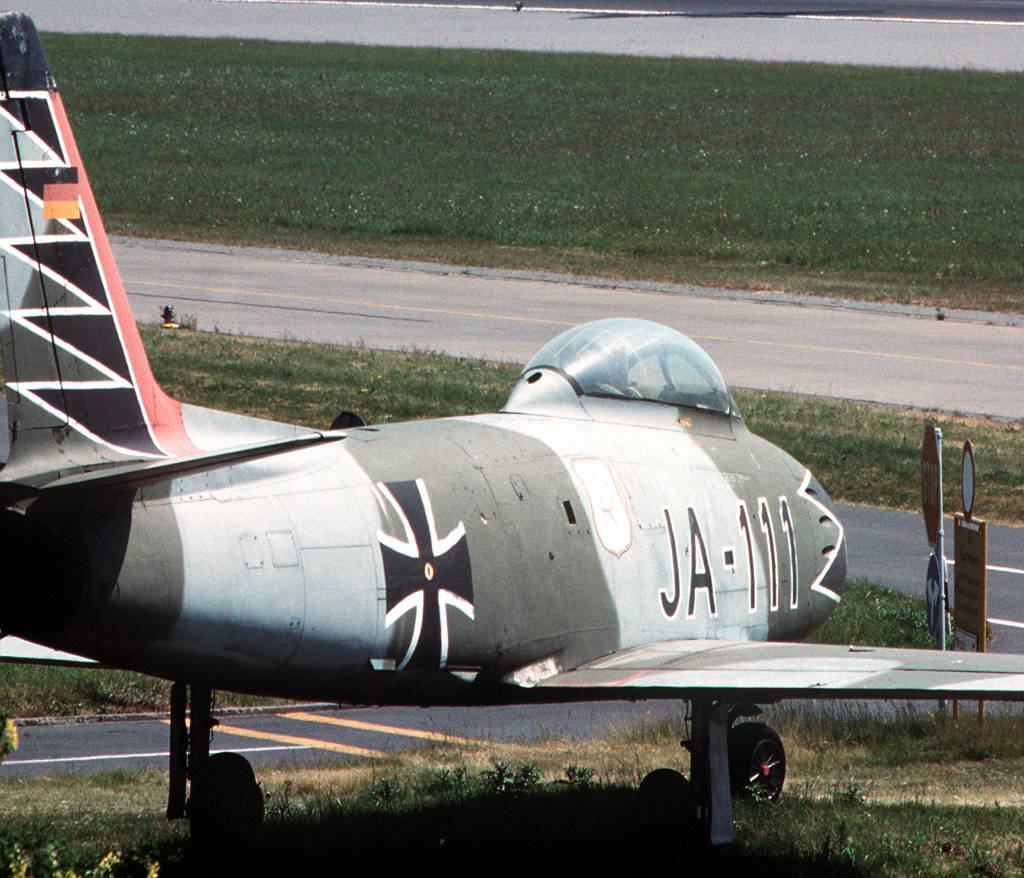 German Air Force Canadair CL-13B (F-86) 86 Sabre JA-111