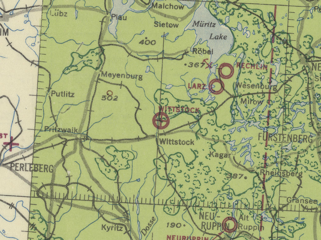 Wittstock Air Base in World War II