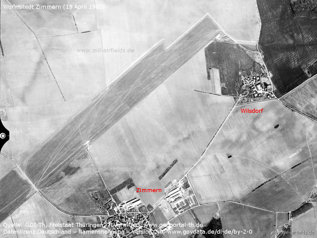 Wormstedt/Zimmern airfield 1982