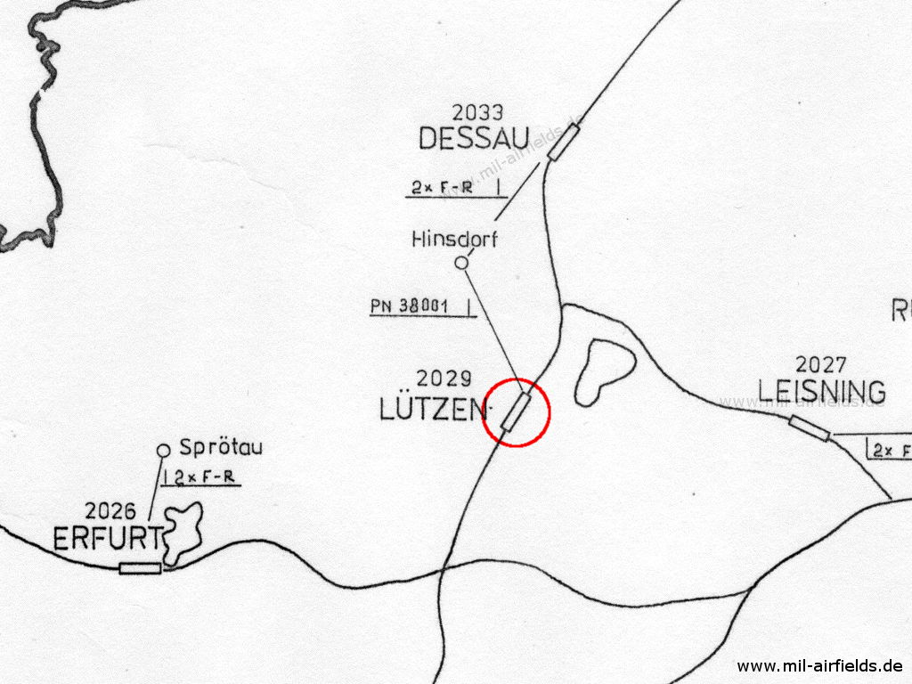Autobahnabschnitt Zöllschen/Lützen, DDR