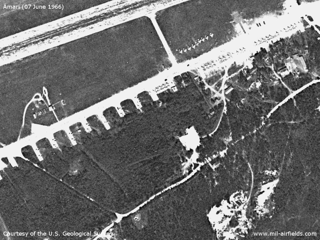 Soviet fighter aircraft at Ämari air base, Estonia