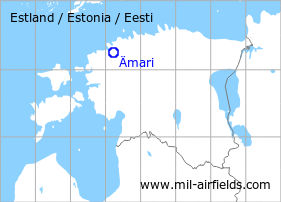 Map with location of Ämari Air Base