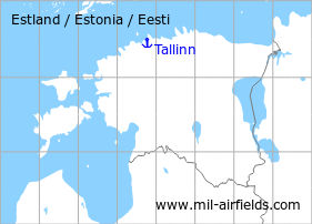 Karte mit Lage Wasserflugplatz Tallinn