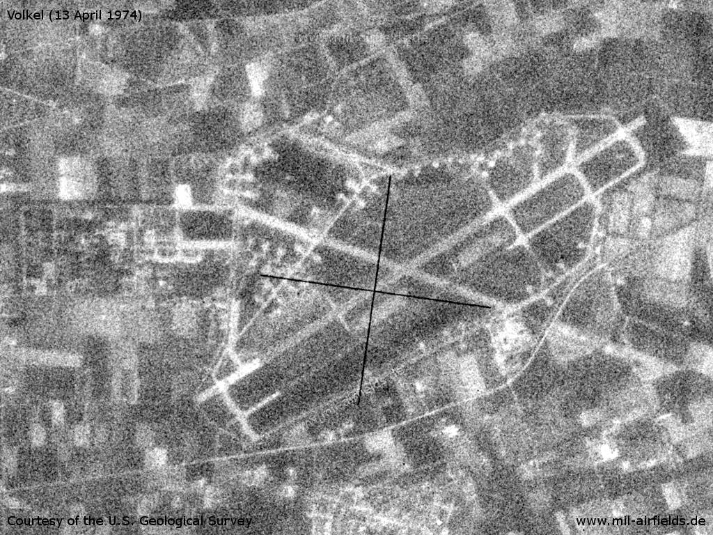 Volkel Air Base on a US satellite image 1974