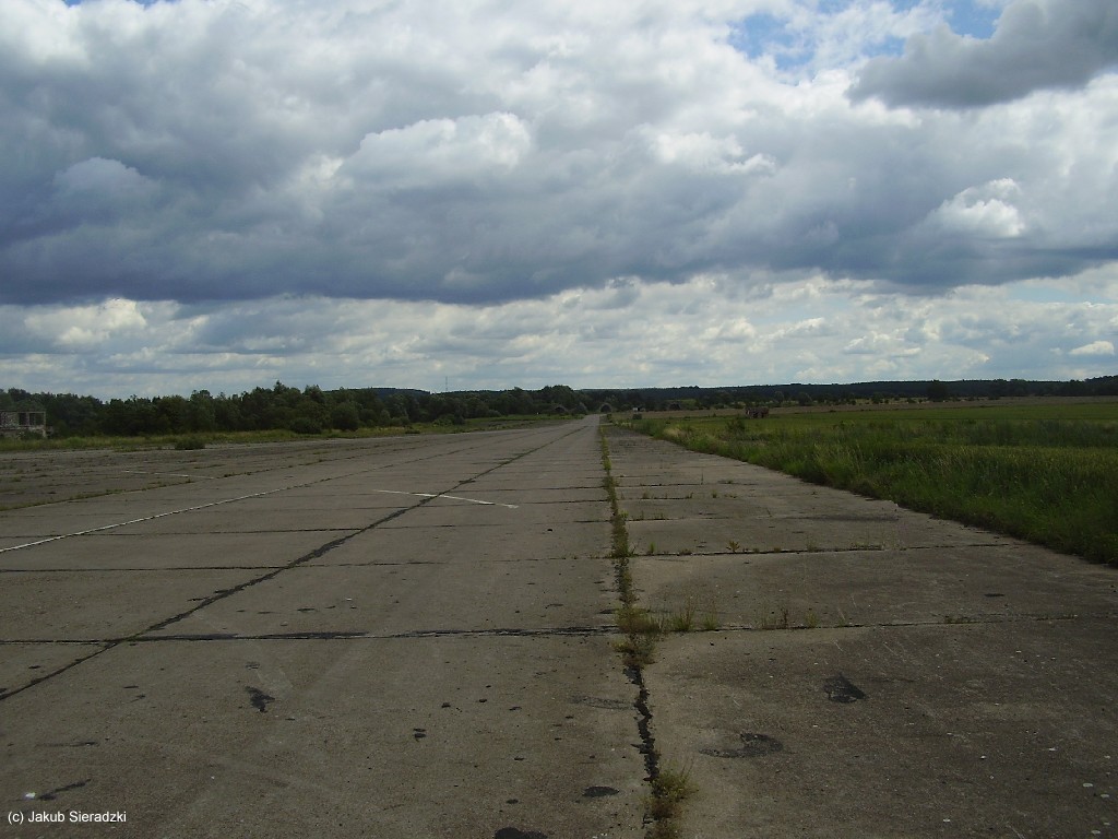 Taxiway at Chojna airfield, Poland