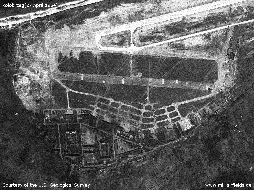 Structures of the old Luftwaffe Fliegerhorst Kolberg