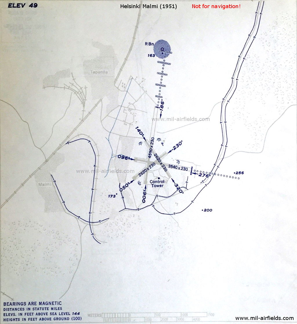 Helsinki Malmi Airfield, Finland, 1951