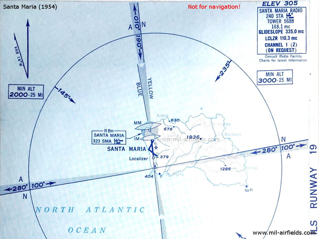 Santa Maria, Azoren, ILS-Anflug